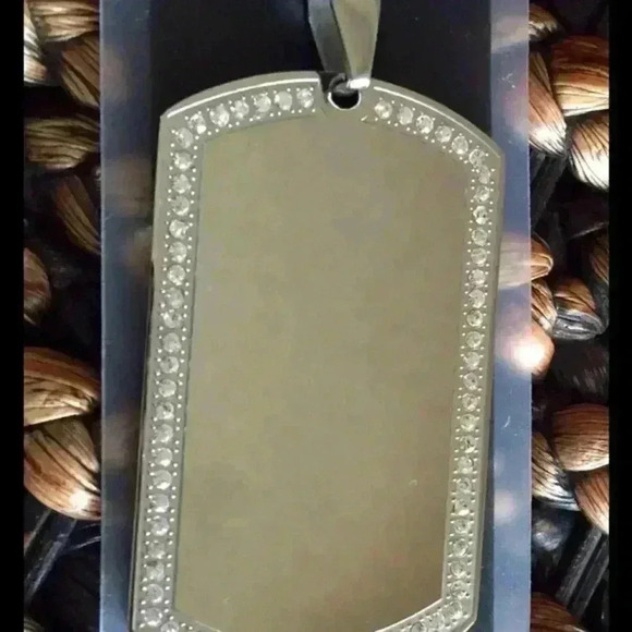 Mirrored Finish Stainless Engraveable ID Tag - Picture 1 of 2